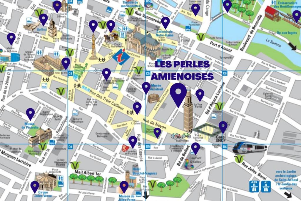 Les Perles Amienoises ☆ White Pearl ☆ Hyper Centre ☆ Amiens Exterior foto